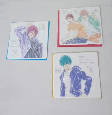 Free! Take Your Marks 입장자 혜택 색지