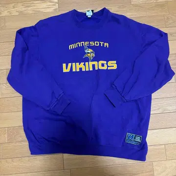 미네소타 바이킹스 맨투맨 보라색