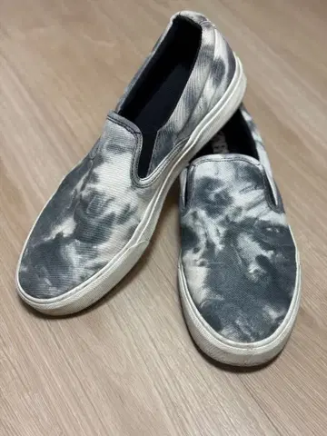 타이다이 패턴 슬립온 그레이