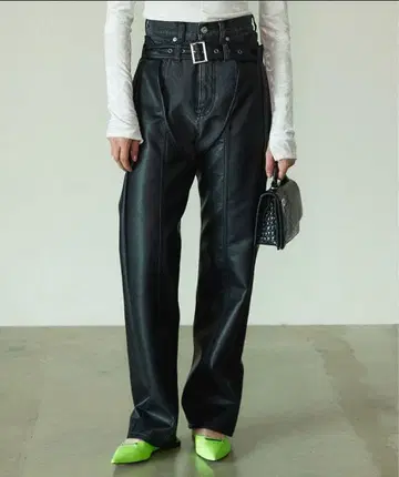 플랭크 프로젝트 비건 가죽 콤비 데님