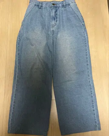 kutir 라이트 블루 와이드 데님 M 사이즈