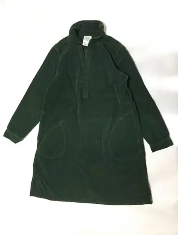 그린 코듀로이 튜닉 원피스 사이즈 2 그린