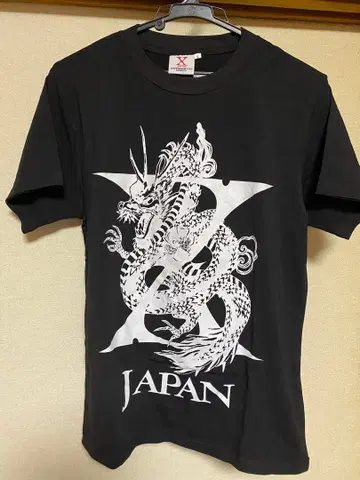 새상품 미사용 XJapan 월드 투어 2011 블랙 S 반팔 면 100