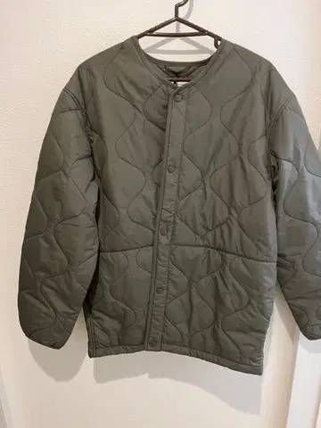 URBAN RESEARCH 올리브 퀼팅 자켓 L