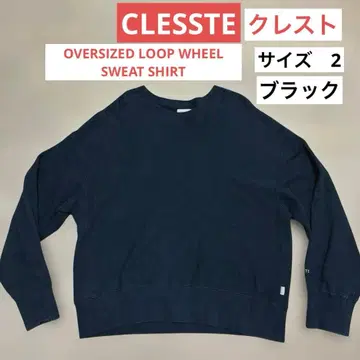 CLESSTE OVERSIZED LOOP WHEEL SWEAT SHIRT