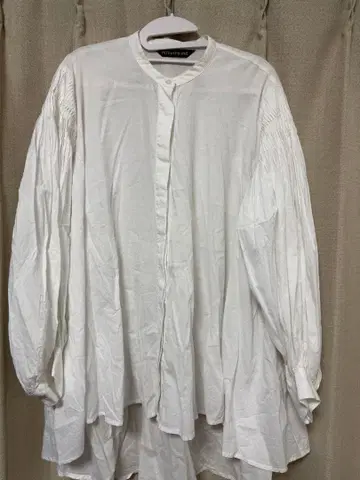 mizuiro ind 화이트 긴팔 셔츠