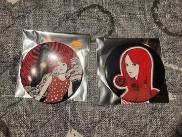 하카바노가로 이토 준지 우즈마키 캔뱃지 우즈마키&교 2개 세트