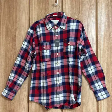 미사용 새상품 Abercrombie&Fitch 아바클로 체크 무늬 셔츠