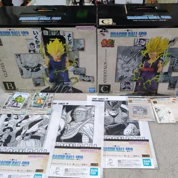 제일복권 드래곤볼 40th 그 두 번째 B상 베지터, C상 손오반 피규어