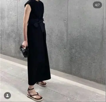 [미사용 새상품] LOHEN 로헨 바이컬러 원피스 블랙 네이비