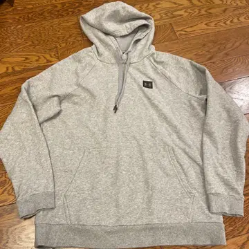 Under Armour 그레이 후드 부착 후드티 XL
