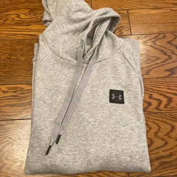 Under Armour 그레이 후드 부착 후드티 XL
