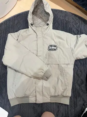 XLARGE 후드 부착 자켓 그레이