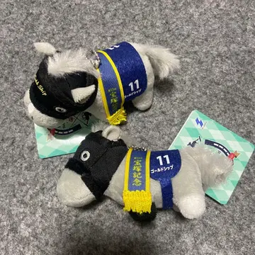 서러브레드 컬렉션 쁘띠 마스코트 볼체인 2 골드십 2개 세트