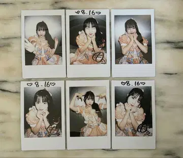 모치즈키 모모 Hi ! Hi ! Fes. 여름 의상 폴라로이드 6장 세트