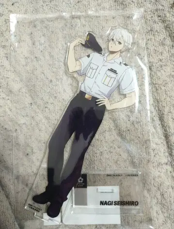 블루 록 JR 도카이 특대형 아크릴 스탠드 역무원ver 나기 세이시로