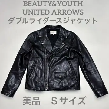 BEAUTY&YOUTH UNITED ARROWS 더블 라이더 자켓