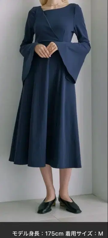 릴암비션 아지메 컬러 원피스 파티 포멀 드레스 M