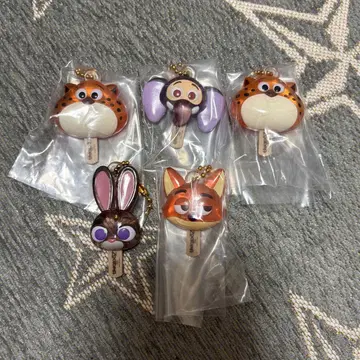 주토피아 아이스캔디 참 5종 세트