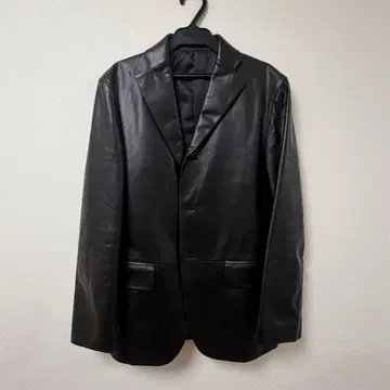 BARNEYS NEW YORK 블랙 가죽 자켓