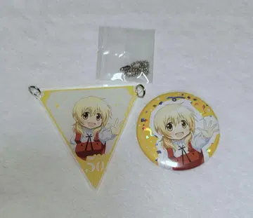 샤프트 50주년 전시회 캔뱃지 & 아크릴 참 히다마리 스케치 미야코