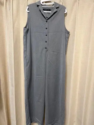 미즈이로 인드 그레이 슬리브리스 원피스