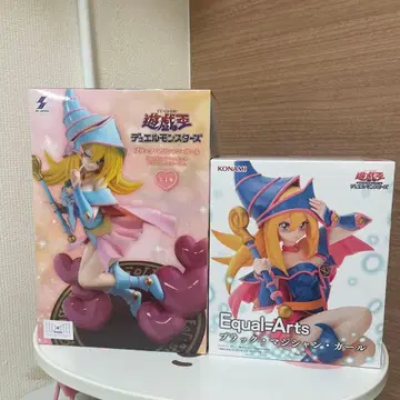 블랙 매지션 걸 유희왕 피규어 2체 세트