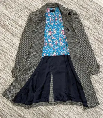 폴스미스 블랙 코트 하운드투스풍 양모 캐시미어 40 사이즈