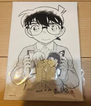 명탐정 코난 전원 응모 서비스 블랙 철의 어영 캔버스