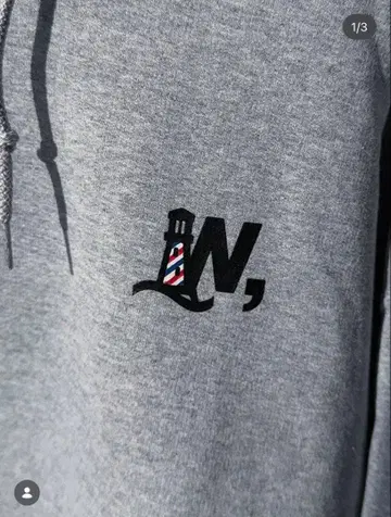 wake.sapporo x barber sakoto 후드티 M