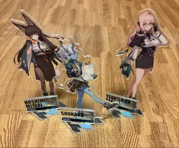 젠제로 훼미리마트 한정판 아크릴 스탠드 3개 세트 미야비/소카쿠/츠키시로