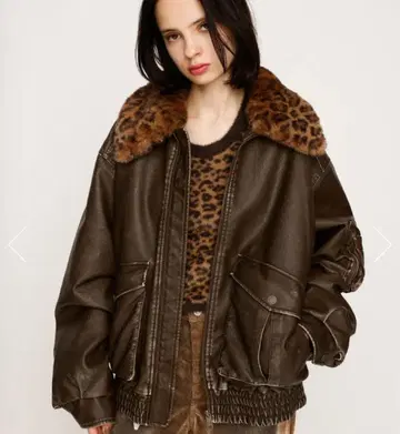 WASHED PUFFER 블루종