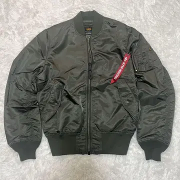컨디션 최상 ALPHA 알파 MA-1 플라이트 자켓 L-2B 카키