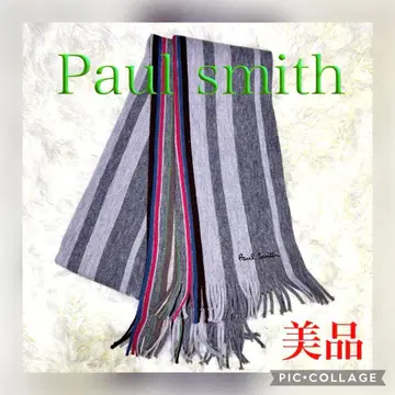 Paul Smith 스트라이프 머플러 그레이 계열