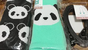 쓰리코 3COINS 우에노 한정판 팬더 니트 숄더