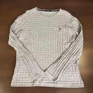 블랙 레이블 크레스트브릿지 그레이 긴팔 티셔츠