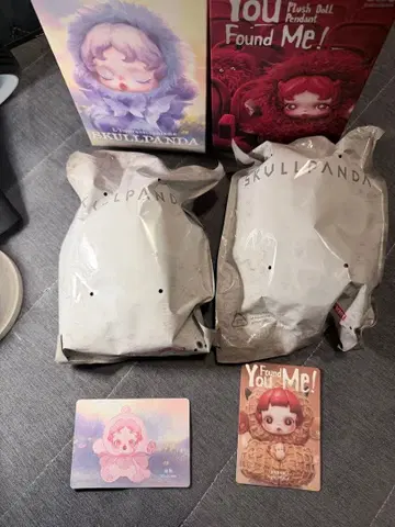 SKULLPANDA 봉제 인형 세트