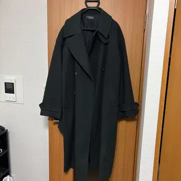 CLEL 블랙 체스터 코트 L 사이즈