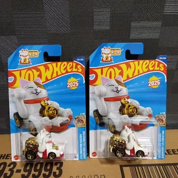 2대 세트 핫휠 FELINE LUCKY 피라인럭키 마네키네코