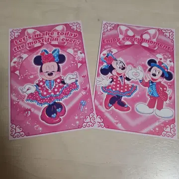 미니 팔팔루자 그리팅 카드 디즈니랜드