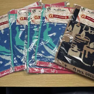 미세스 그린애플 제일복권 G상 자카드 타월 ANTENNA 달링