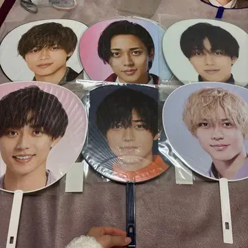 킹프리 부채 나가세 렌 6장 세트 낱개 판매 가능