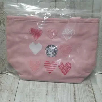 미사용 새상품 대만 스타벅스 발렌타인 하트 토트 백