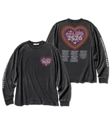 Countdown Japan 2526 롱 슬리브 티셔츠 M 사이즈