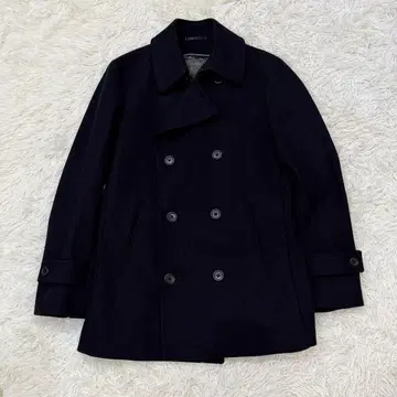 665 UNIQLO 유니클로 피 코트 블랙 M 울 컬렉션 블랙