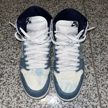 데님 디자인 스니커즈