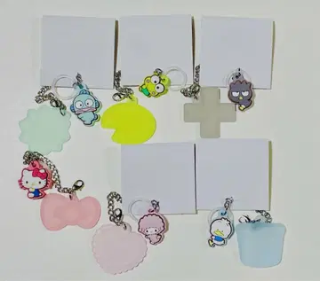 산리오 캐릭터즈 더블 참 구미 6개 세트