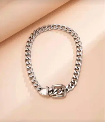 실버 체인 목걸이 40cm