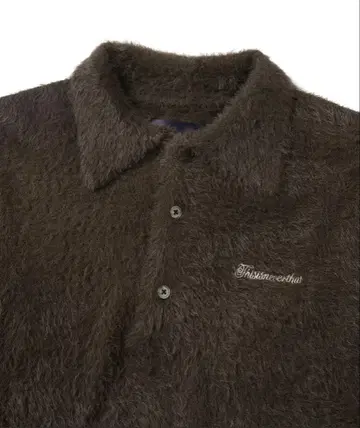 thisisneverthat SCT-Logo Shaggy KnitPolo