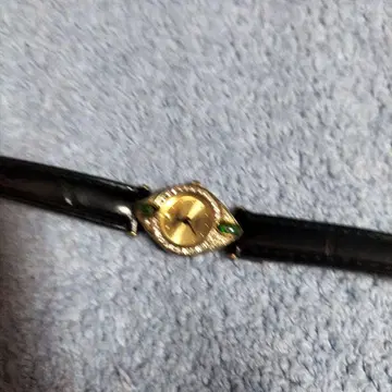 여성용 쿼츠 손목시계 골드 다이얼